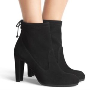 Stuart Weitzman Mitten booties NIB black
